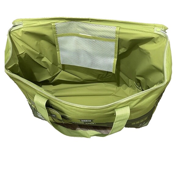 Trader Joe's Large Insulated Tote Olive Green 8 Gallon Reusable  Bag Cooler - Picture 3 of 3